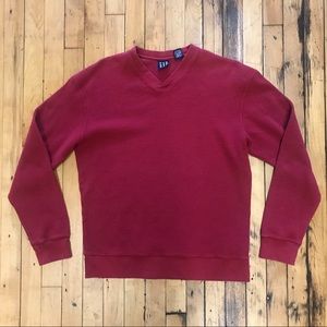 Vintage GAP waffle knit v-neck grunge thermal